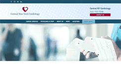 Desktop Screenshot of cnycardiology.com