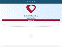 Tablet Screenshot of cnycardiology.com